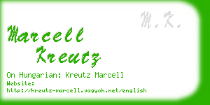 marcell kreutz business card